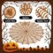 6 Pcs Halloween Spider Web Placemats- 15"" Heat Insulation Halloween Placemats